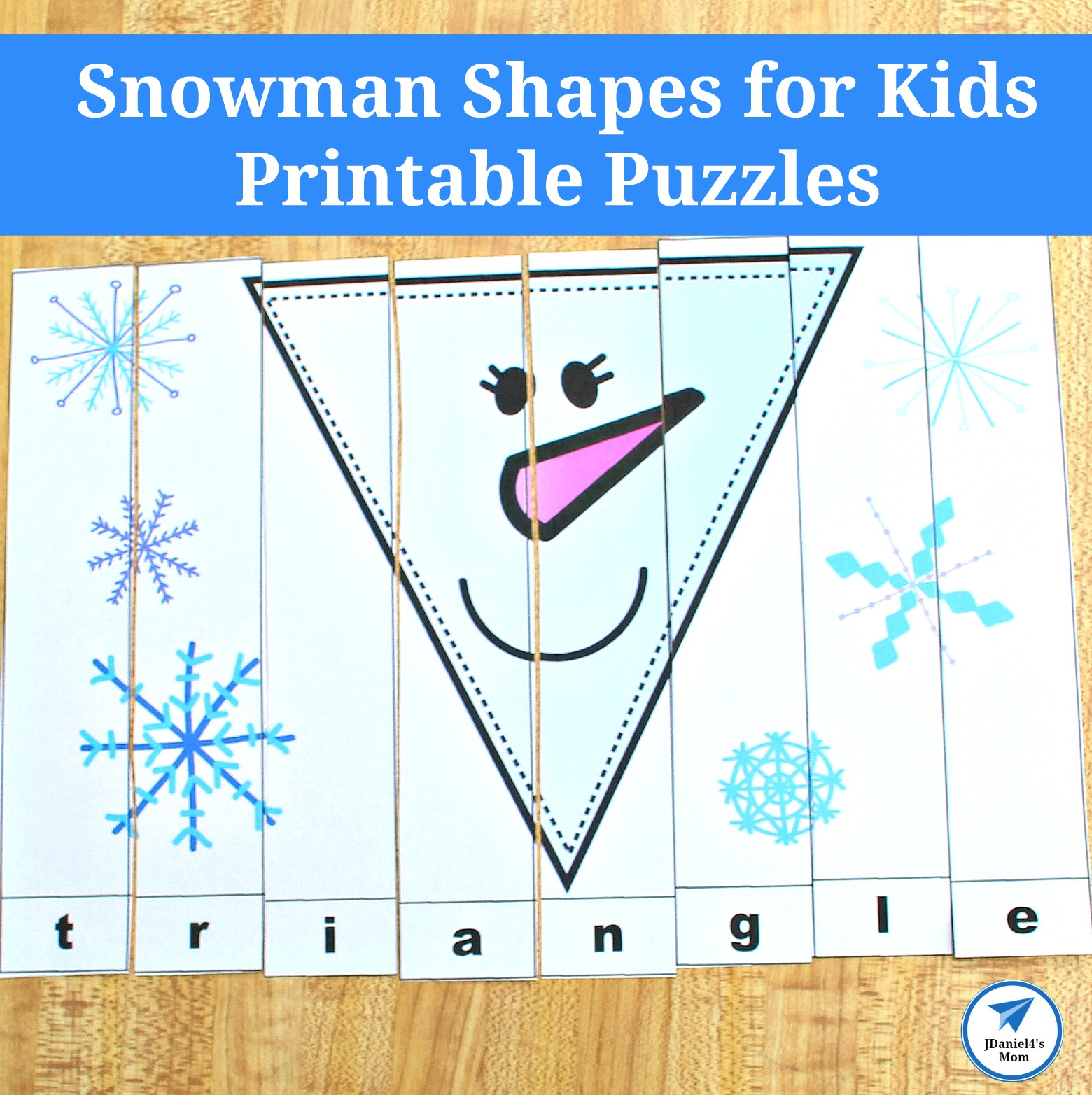 Snowman Shapes For Kids Printable Puzzles - Jdaniel4S Mom - Printable Snowman Puzzle