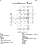 Spanish Crossword Puzzle Crossword   Wordmint   Printable Spanish Crossword Puzzle Answers