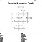 Spanish Crossword Puzzle Crossword   Wordmint   Printable Spanish Crossword Puzzle Answers