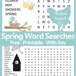 Spring Word Search   Printable Spring Puzzle
