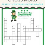 St. Patrick's Crossword | Elementary Activities And Resources | St   Free Printable St Patrick's Day Crossword Puzzles
