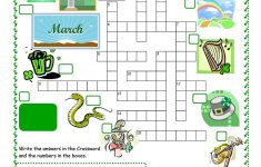 St Patrick's Day Crossword Worksheet - Free Esl Printable Worksheets - St Patrick's Day Crossword Puzzle Printable