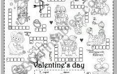 St Valentine´s Day (Puzzle) - Esl Worksheetsilvanija - Valentine's Day Printable Puzzle