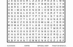 Star Wars Word Search Puzzle | Griff | Star Wars Classroom, Star - Star Crossword Puzzles Printable