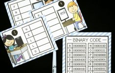 Stem Challenge: Write Computer Code | Lesson Plans &amp; Printables - Printable Binary Puzzle