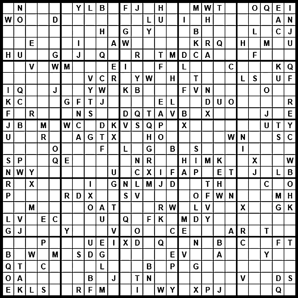 Sudoku: Einstein Level - Printable Einstein Puzzles