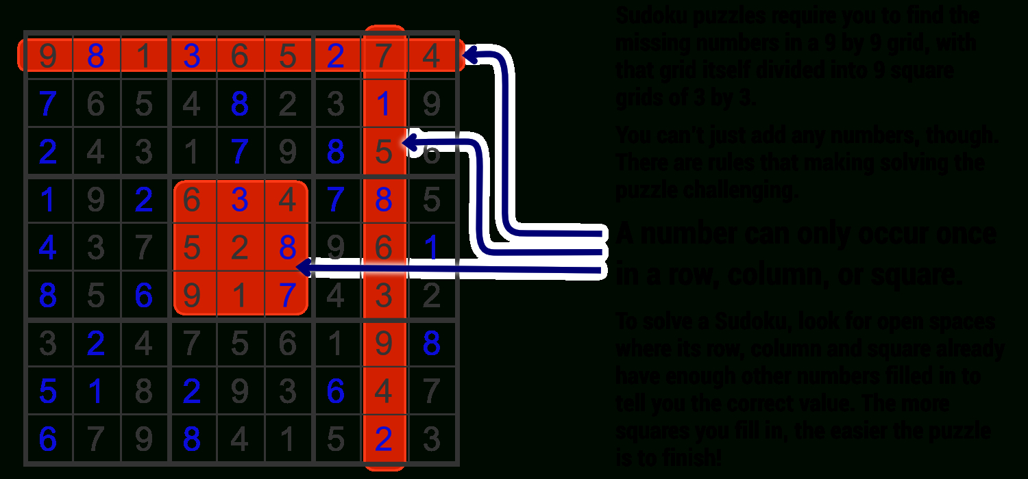 Sudoku - Printable Sudoku Puzzle With Answer Key