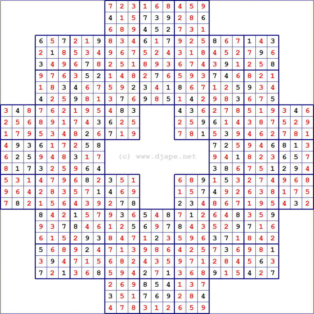Sudoku Puzzles With Solutions Pdf | Super Sudoku Printable Download - Printable Puzzles With Solutions