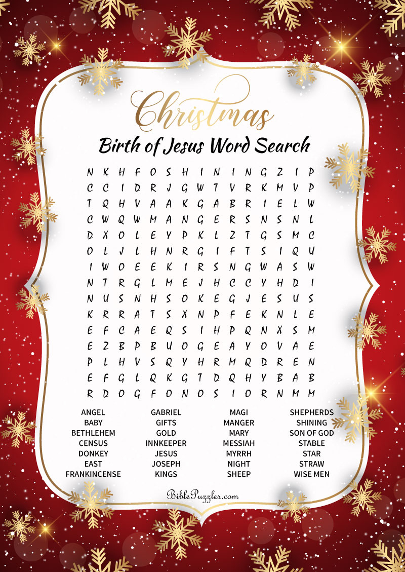 Sunday School Worksheet Activities - Christmas Puzzles Printable Uk