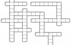 Template For Crossword Puzzle. Crossword Template Daily Dose Of - Printable Blank Crossword Grid