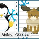 The Cozy Red Cottage: Arctic Animal Puzzles And I Spy Game (Free   Printable Animal Puzzles