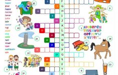 The English Alphabet - Crossword Worksheet - Free Esl Printable - Printable Crosswords To Learn English
