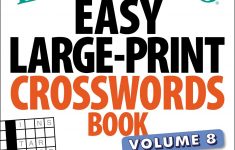 The Everything Easy Large-Print Crosswords Book, Volume 8 | Book - Large Print Crossword Puzzle Dictionary