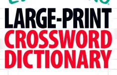 The Everything Large-Print Crossword Dictionary Ebookcharles - Large Print Crossword Puzzle Dictionary