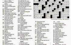 The New York Times Crossword In Gothic: 04.12.15 — Look What Turned - New York Crossword Puzzle Printable