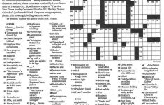 The New York Times Crossword In Gothic: 10.21.12 — Vault - New York Times Sunday Crossword Puzzle Printable