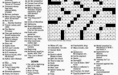 The New York Times Crossword In Gothic: 11.03.13 — Fruit Flies - Printable Crossword Puzzles 2013