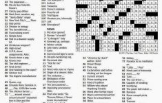 The New York Times Crossword In Gothic: April 2014 - La Times Printable Crossword 2015