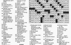 The New York Times Crossword In Gothic: January 2014 - La Times Printable Crossword 2015