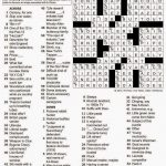 The New York Times Crossword In Gothic: November 2014   La Times Printable Crossword 2014