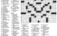 The New York Times Crossword In Gothic: October 2010 - Printable Crossword Puzzles New York Times