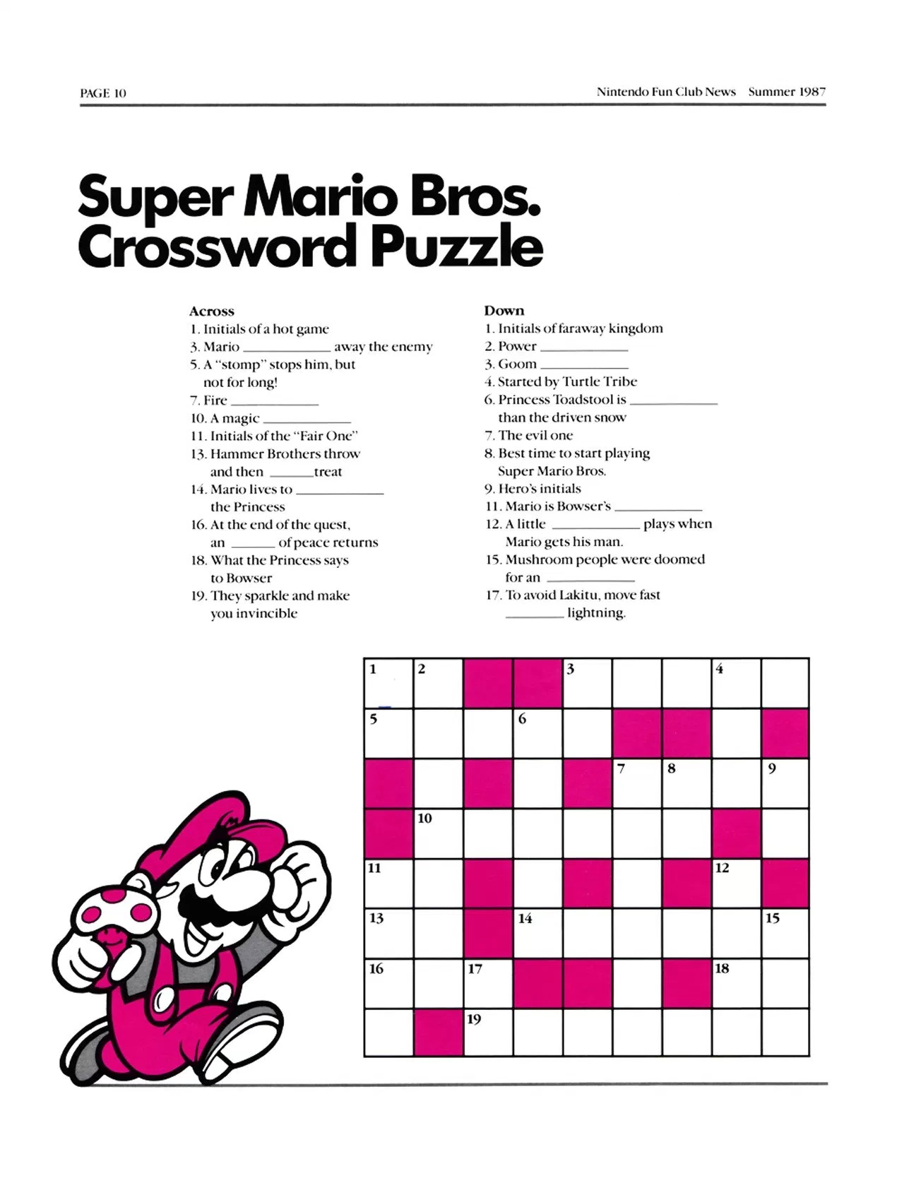 This Crossword Puzzle Is Bs - Video Game Forums - Printable Crossword Puzzles Video Games