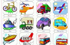 Transportation - Free Esl, Efl Worksheets Madeteachers For Teachers - Printable Transportation Puzzles