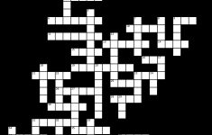 Tri-Bond - Crossword Puzzle - Printable Tribond Puzzles