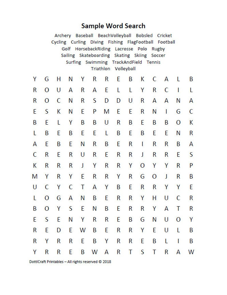 Tropical Madness Word Search Puzzle Printable Seek Find | Etsy - Printable Word Puzzles Uk