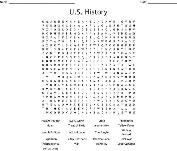 us history word search wordmint printable history crossword