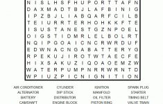 Under The Hood Word Search Puzzle | Road Trip: Hacks &amp; Things To Do - 1950S Crossword Puzzle Printable