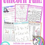 Unicorn Birthday Games Activities Puzzles | Puzzles | Unicorn   Printable Unicorn Puzzles