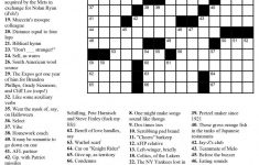Usa Crossword Puzzles Printable – Jowo - Free Printable Crosswords - Free Printable Crossword Puzzles Usa Today