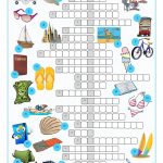 Vacation Crossword Puzzle Worksheet   Free Esl Printable Worksheets   Printable Esl Crossword Worksheets