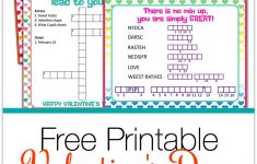 Valentine's Day Puzzle Cards {A Free Printable} | Valentine's Day - Free Printable Valentine Puzzle