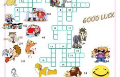 Verbs Of Action//crossword Puzzle Worksheet - Free Esl Printable - Printable Grammar Crossword Puzzles