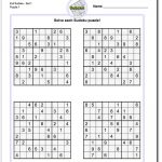 Very Hard Sudoku Puzzle To Print 5   Free Printable Sudoku With   Printable Sudoku Puzzles Easy #1 Answers