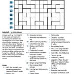 Wall Street Journal Crossword Contest   Journal Foto And Wallpaper   Printable Wsj Crossword