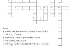 Wand Wordsearch | Harry Potter And Friends In 2019 | Harry Potter - Printable Crossword Puzzles Harry Potter