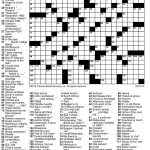 Washington Post Crossword Printable Puzzle | Puzzles Printable   Free Printable Crossword Puzzles Washington Post