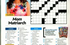 When Write Is Wrong: Down For The Count - Printable People Magazine Crossword Puzzles