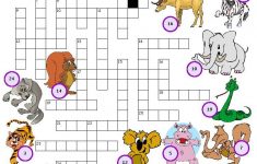Wild Animals Crossword Puzzle | Lela - Animal Crossword Puzzle Printable