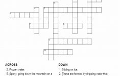 Winter Holiday Crossword | Travel Informations And Inspirations - Printable Crossword Puzzles Winter