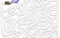 Winter Maze Puzzle | Free Printable Puzzle Games - Printable Labyrinth Puzzles