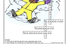 Winter Word Puzzles &amp; Compound Words Vocabulary Worksheets | Woo! Jr - Printable Compound Word Crossword Puzzle