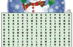 Winter Word Search | Kids Activities - Printable Snowman Puzzle