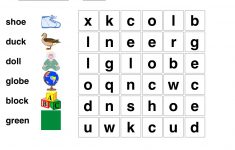 Word Puzzle Games Printable | For The Kids ! | Word Puzzles, Easy - Printable Puzzle For Kindergarten