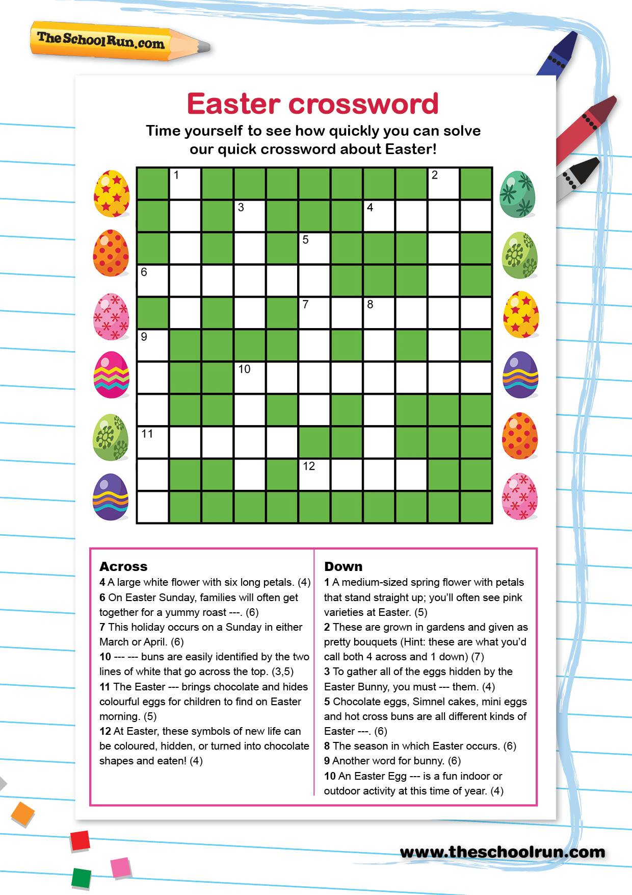 Word Puzzles For Primary School Children | Theschoolrun - Printable Crossword Puzzle For Primary School