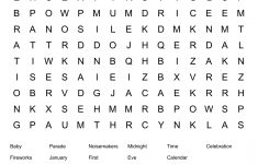 Word Search For Children Printable | Educative Puzzle For Kids | New - New Year&amp;#039;s Printable Puzzles