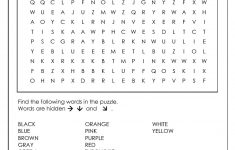 Word Search Puzzle Generator - 9 Letter Word Puzzle Printable
